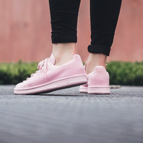 adidas stan smith primeknit pink